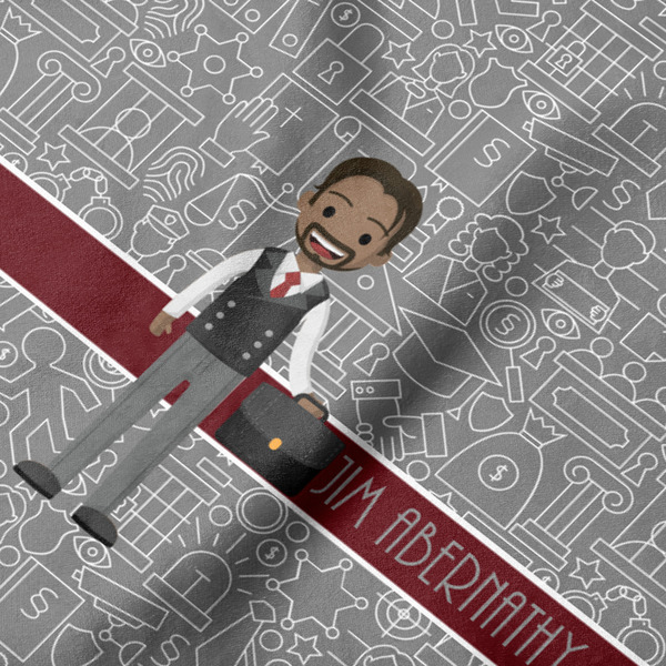 Lawyer / Attorney Avatar Hooded Baby Towel- Detail Close Up