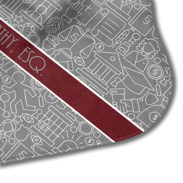 Lawyer / Attorney Avatar Hooded Baby Towel- Detail Corner