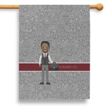 Lawyer / Attorney Avatar 28" House Flag - Double Sided (Personalized)