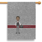 Lawyer / Attorney Avatar 28" House Flag - Single Sided (Personalized)