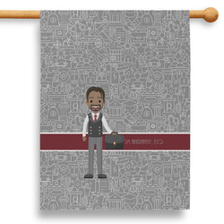 Lawyer / Attorney Avatar 28" House Flag - Single Sided (Personalized)