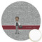 Lawyer / Attorney Avatar Printed Cookie Topper - 3.25" (Personalized)