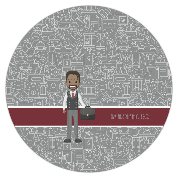 Lawyer / Attorney Avatar Icing Circle - Large - Single