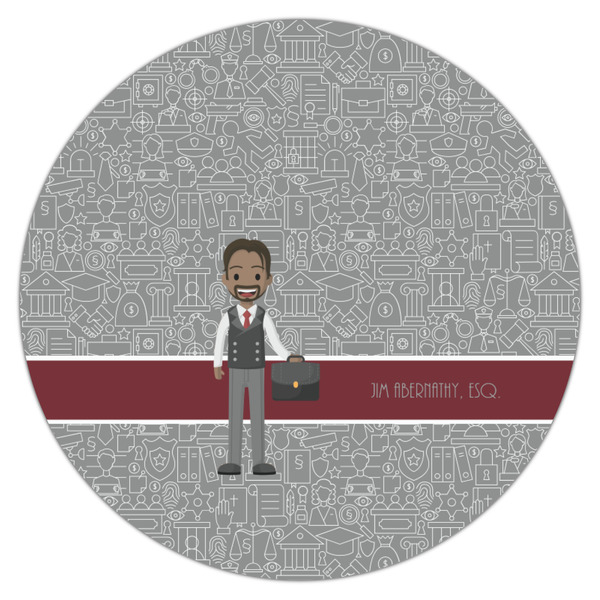 Lawyer / Attorney Avatar Icing Circle - Medium - Single