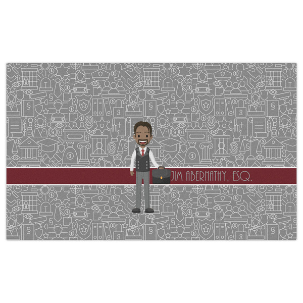 Lawyer / Attorney Avatar Indoor / Outdoor Rug - 3'x5' - Front Flat