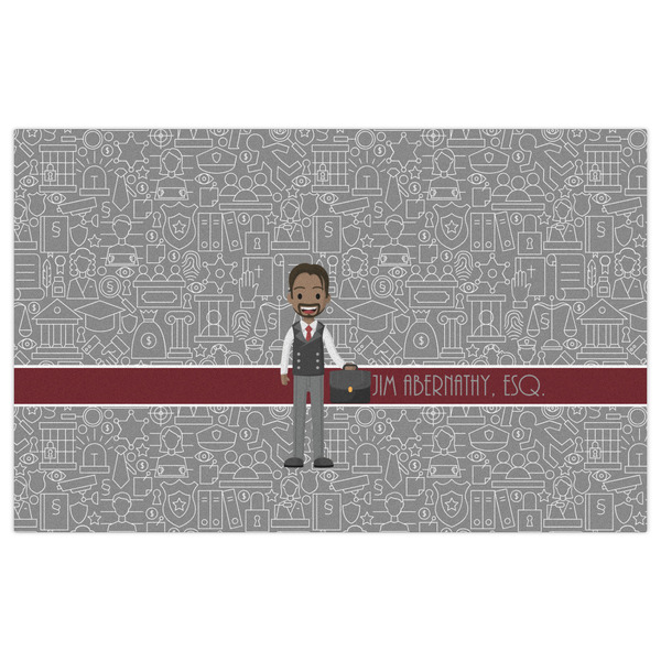 Lawyer / Attorney Avatar Indoor / Outdoor Rug - 5'x8' - Front Flat