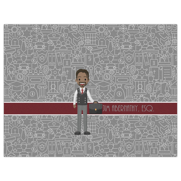 Lawyer / Attorney Avatar Indoor / Outdoor Rug - 6'x8' - Front Flat