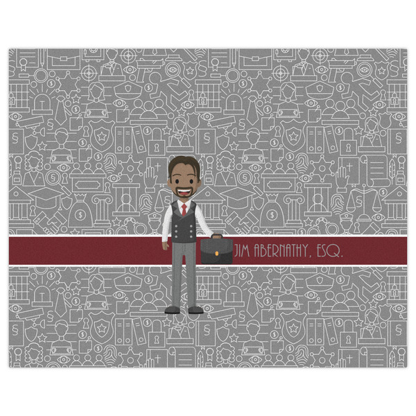 Lawyer / Attorney Avatar Indoor / Outdoor Rug - 8'x10' - Front Flat