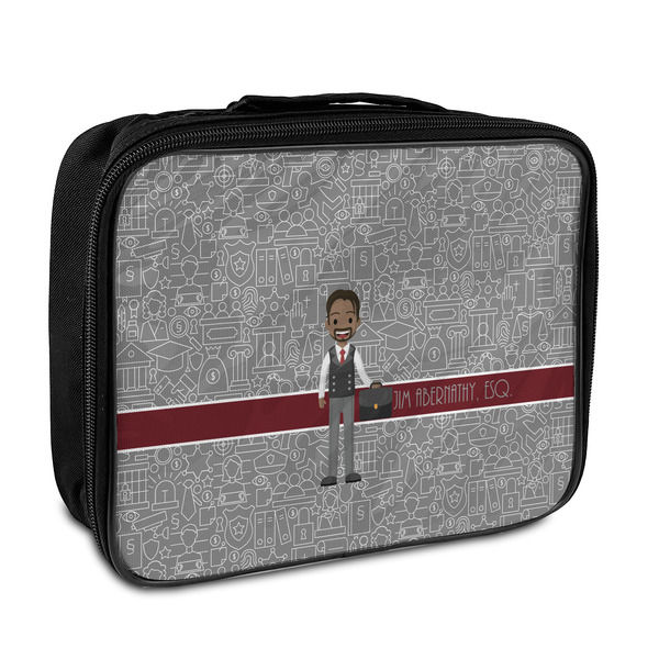Custom Lawyer / Attorney Avatar Insulated Lunch Bag (Personalized)