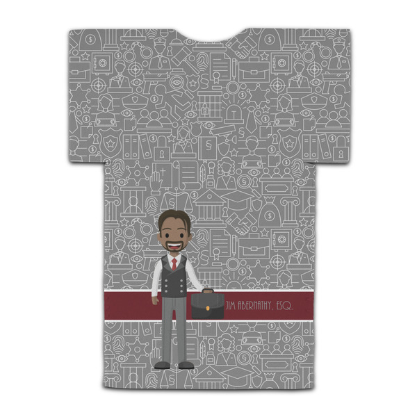 Lawyer / Attorney Avatar Jersey Bottle Cooler - BACK (flat)