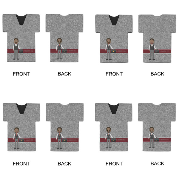 Lawyer / Attorney Avatar Jersey Bottle Cooler - Set of 4 - APPROVAL