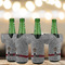 Lawyer / Attorney Avatar Jersey Bottle Cooler - Set of 4 - LIFESTYLE