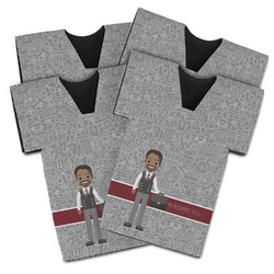Lawyer / Attorney Avatar Jersey Bottle Cooler - Set of 4 (Personalized)