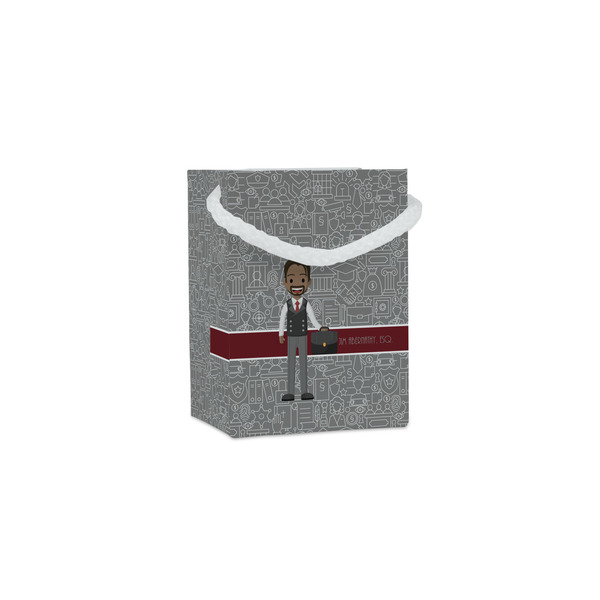 Custom Lawyer / Attorney Avatar Jewelry Gift Bags - Gloss (Personalized)