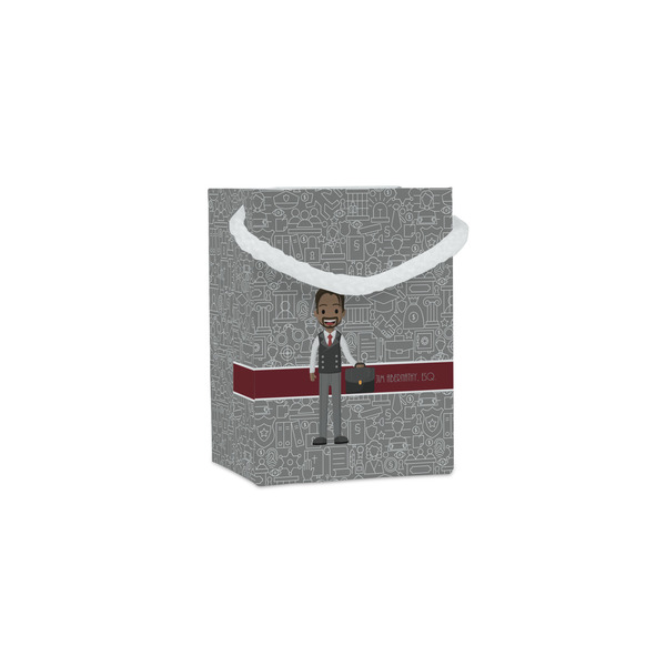 Custom Lawyer / Attorney Avatar Jewelry Gift Bags - Matte (Personalized)