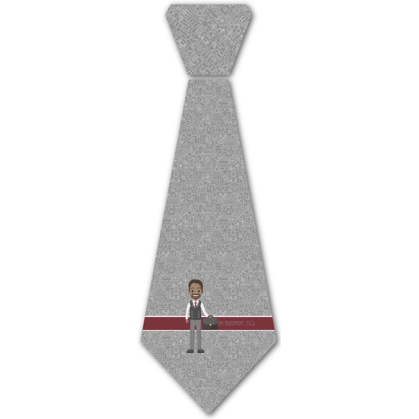 Custom Lawyer / Attorney Avatar Iron On Tie (Personalized)