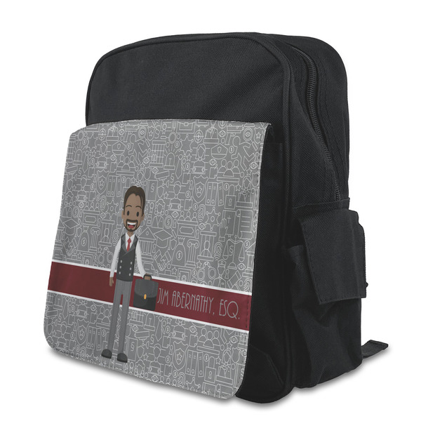 Custom Lawyer / Attorney Avatar Preschool Backpack (Personalized)
