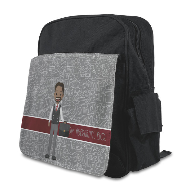 Custom Lawyer / Attorney Avatar Preschool Backpack (Personalized)