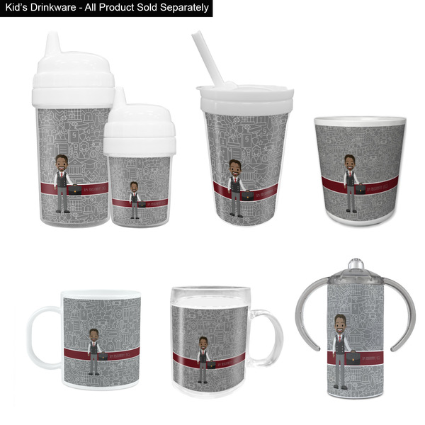 Lawyer / Attorney Avatar Kid's Drinkware - Customized & Personalized