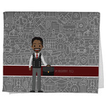 Lawyer / Attorney Avatar Kitchen Towel - Poly Cotton w/ Name or Text