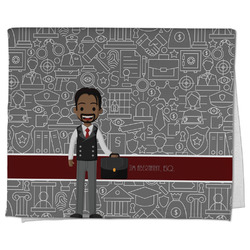 Lawyer / Attorney Avatar Kitchen Towel - Poly Cotton w/ Name or Text