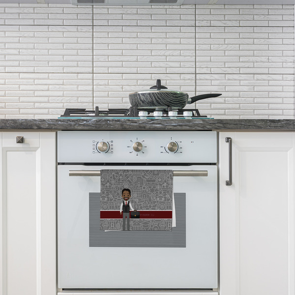 Lawyer / Attorney Avatar Kitchen Towel - Poly Cotton - Lifestyle