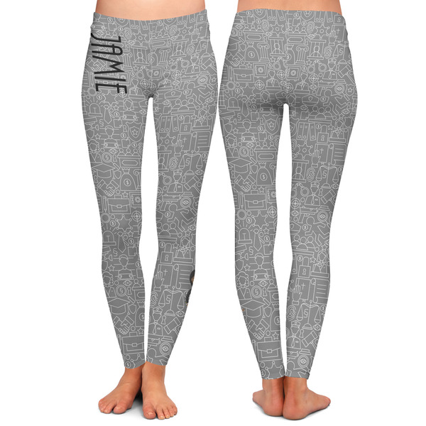 Lawyer / Attorney Avatar Ladies Leggings - Front and Back