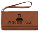 Lawyer / Attorney Avatar Ladies Leatherette Wallet - Laser Engraved (Personalized)