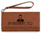 Lawyer / Attorney Avatar Ladies Leatherette Wallet - Laser Engraved - Rawhide (Personalized)