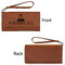 Lawyer / Attorney Avatar Ladies Wallets - Faux Leather - Rawhide - Front & Back View