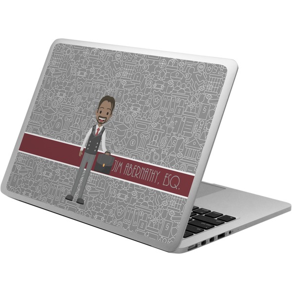 Custom Lawyer / Attorney Avatar Laptop Skin - Custom Sized (Personalized)
