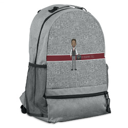 Lawyer / Attorney Avatar Backpack - Grey (Personalized)