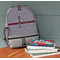 Lawyer / Attorney Avatar Large Backpack - Gray - On Desk
