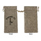 Lawyer / Attorney Avatar Large Burlap Gift Bags - Front Approval
