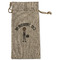 Lawyer / Attorney Avatar Large Burlap Gift Bag - Front (Personalized)