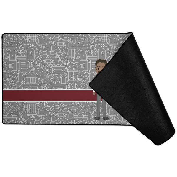 Lawyer / Attorney Avatar Large Gaming Mats - FRONT W/ FOLD