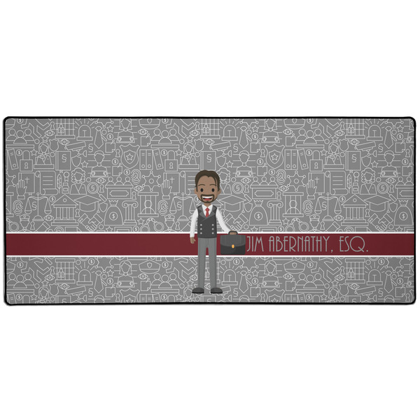 Custom Lawyer / Attorney Avatar 3XL Gaming Mouse Pad - 35" x 16" (Personalized)