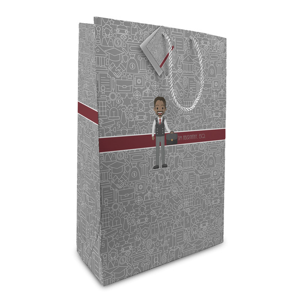 Custom Lawyer / Attorney Avatar Large Gift Bag (Personalized)