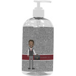 Lawyer / Attorney Avatar Plastic Soap / Lotion Dispenser (16 oz - Large - White) (Personalized)