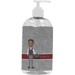 Lawyer / Attorney Avatar Plastic Soap / Lotion Dispenser (16 oz - Large - White) (Personalized)
