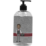 Lawyer / Attorney Avatar Plastic Soap / Lotion Dispenser (16 oz - Large - Black) (Personalized)