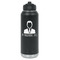 Lawyer / Attorney Avatar Laser Engraved Water Bottles - Front View