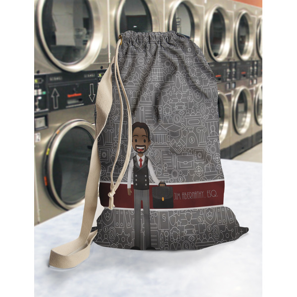 Lawyer / Attorney Avatar Laundry Bag in Laundromat