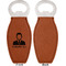 Lawyer / Attorney Avatar Leather Bar Bottle Opener - Front and Back (single sided)