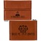 Lawyer / Attorney Avatar Leather Business Card Holder - Front Back