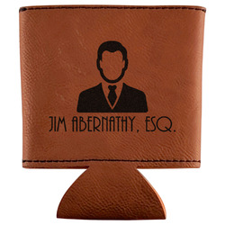 Lawyer / Attorney Avatar Leatherette Can Sleeve (Personalized)