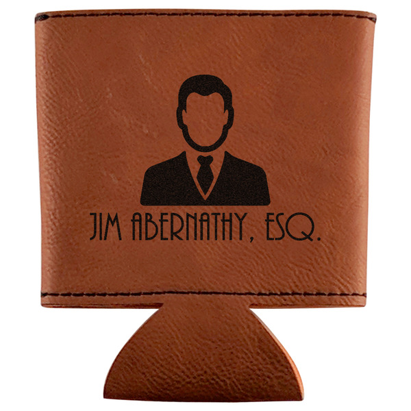 Custom Lawyer / Attorney Avatar Leatherette Can Sleeve (Personalized)