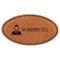 Lawyer / Attorney Avatar Leatherette Oval Name Badges with Magnet - Main