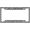 Lawyer / Attorney Avatar License Plate Frame - Style A (Personalized)