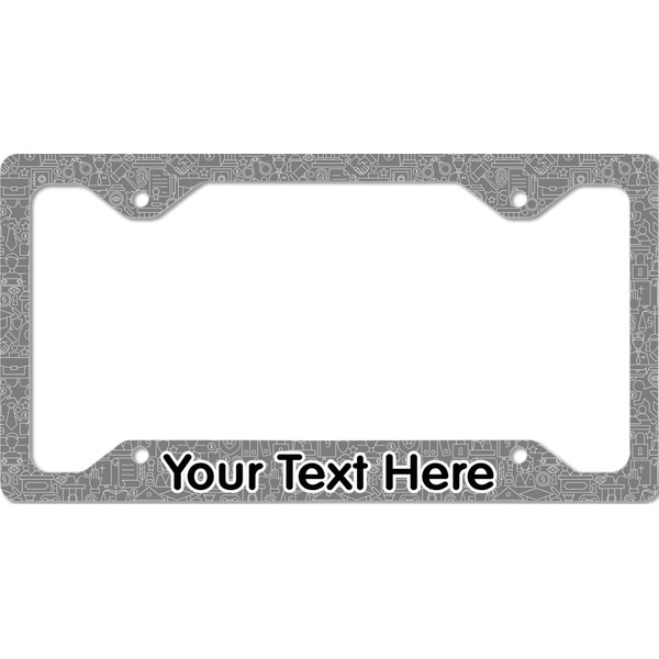 Custom Lawyer / Attorney Avatar License Plate Frame - Style C (Personalized)